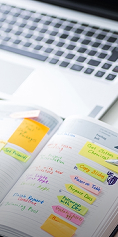 Carnet de rendez-vous annoté, organisation des diagnostics immobiliers
